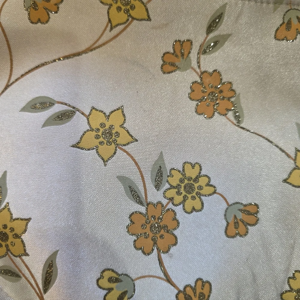 Vintage-Inspired Yellow Floral Mini Purse